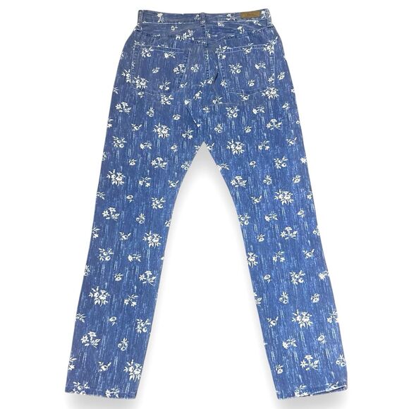 POLO RALPH LAUREN Women's Blue Callen High Rise Slim Jeans Size 27 Button Fly - Picture 2 of 10